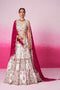 multi color Arrival Elegant Look Printed Multi Layered Lehenga for birde