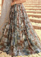 multi Color Party Wear Frill Ruffle Lehenga Choli For bride
