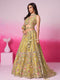 multi Color Soft Silk Jardoshi Work Designer Art Silk Lehenga Choli for birde