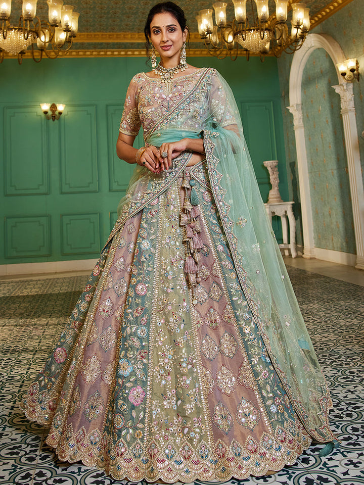 Banglori Multi Indian Bridal Lehenga Choli In Low Price