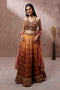 brown and orange Color Lowest Price Online Lehengha Choli Collection for women