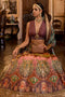 multi Color Ruffle Frill Party Wear Lehenga Design In Low Rate for birde