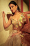 multi Color Semi Stitched Silk Lehenga For bride