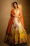 multi Color Printed Silk Occasion Wear Lehenga Collection for bride