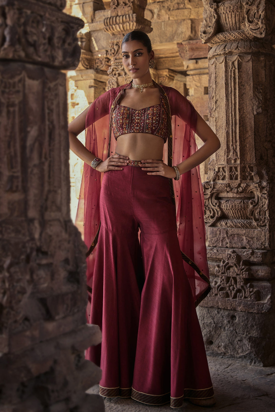 maroon Color Designer Heavy Salwar Suits Online