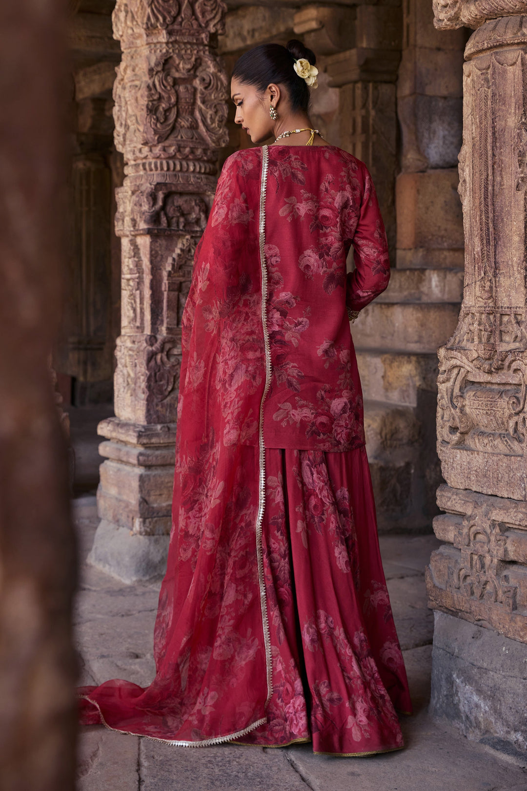 red Color Creative Designer Festival Wear Salwar Kameez