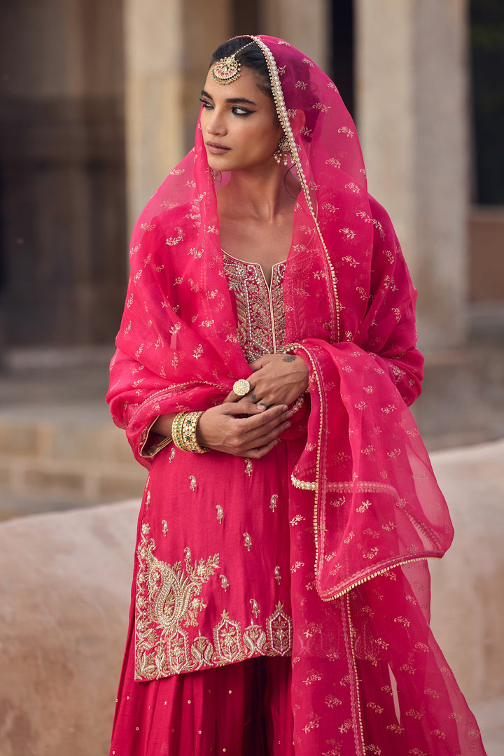 pink Color Designer Salwar Suits Online