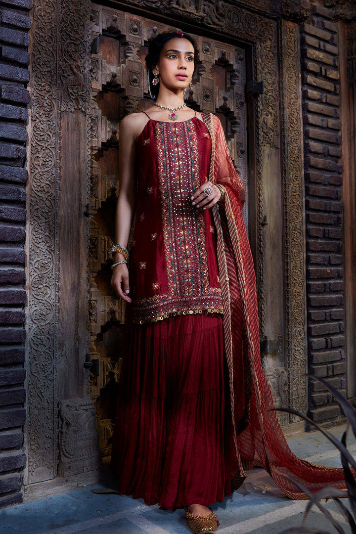 Embroidery Work Pure Satin Silk Salwar Suits For Girls
