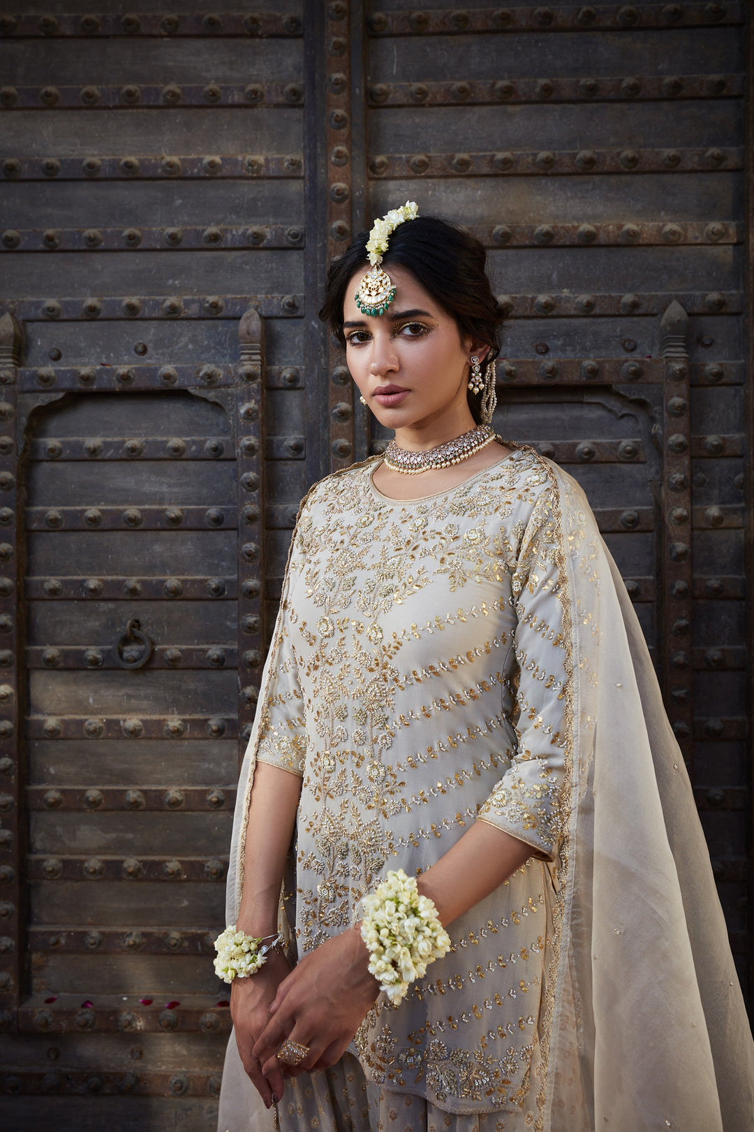 white color Georgette Salwar Suits online Design