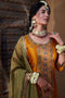Admirable yellow Color Designer Heavy Work Designer Sarara And Kurti