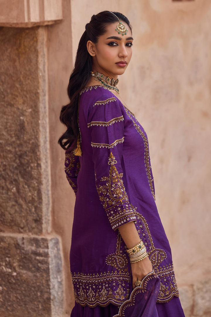 purple Color Designer Party Wear Bollywood Salwar Gown